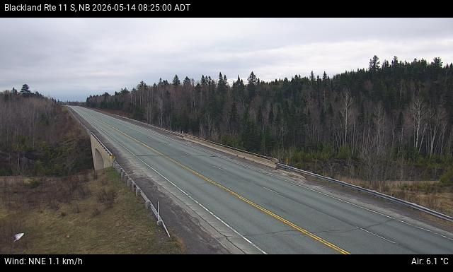 Web Cam image of Blackland (NB Highway 11)