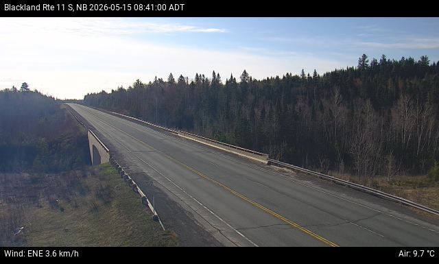 Web Cam image of Blackland (NB Highway 11)