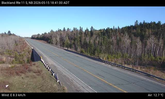 Web Cam image of Blackland (NB Highway 11)