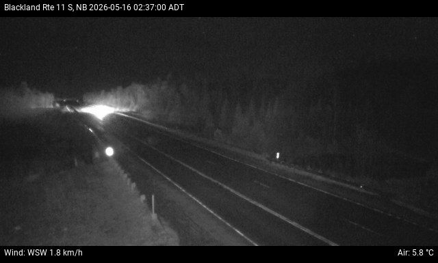 Web Cam image of Blackland (NB Highway 11)