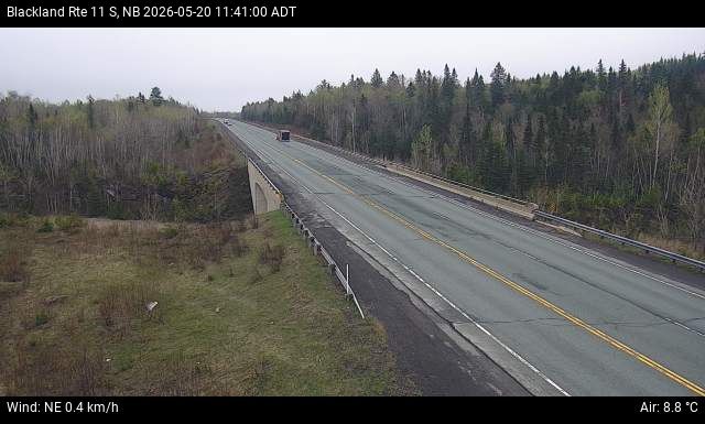 Web Cam image of Blackland (NB Highway 11)