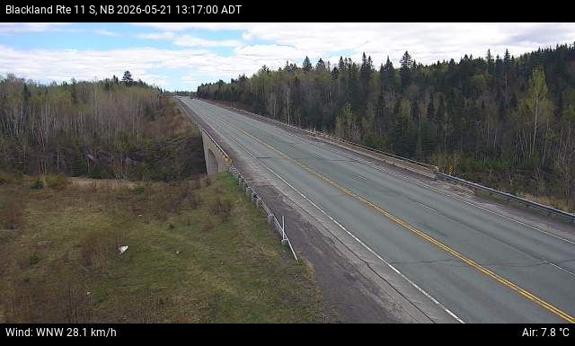 Web Cam image of Blackland (NB Highway 11)