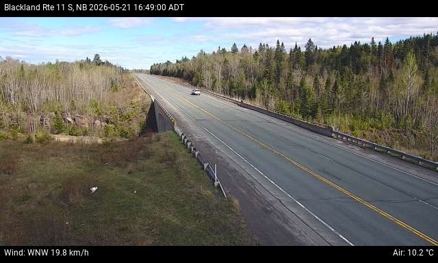 Web Cam image of Blackland (NB Highway 11)
