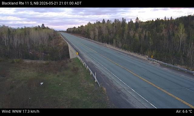 Web Cam image of Blackland (NB Highway 11)