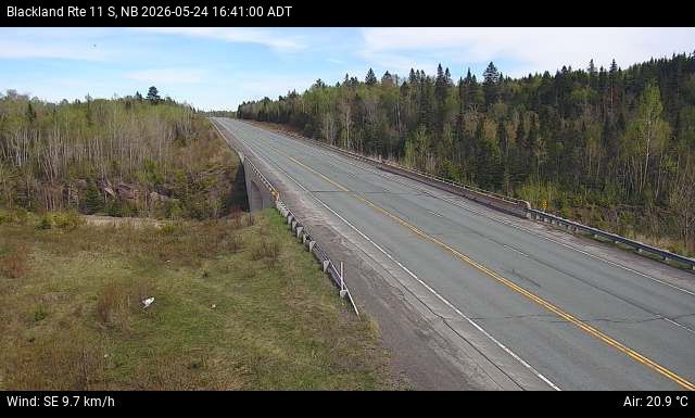 Web Cam image of Blackland (NB Highway 11)