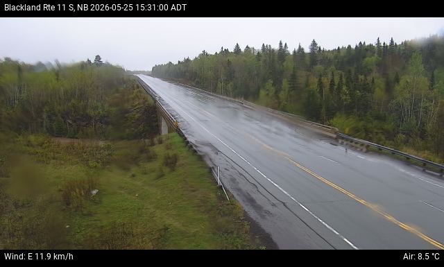Web Cam image of Blackland (NB Highway 11)
