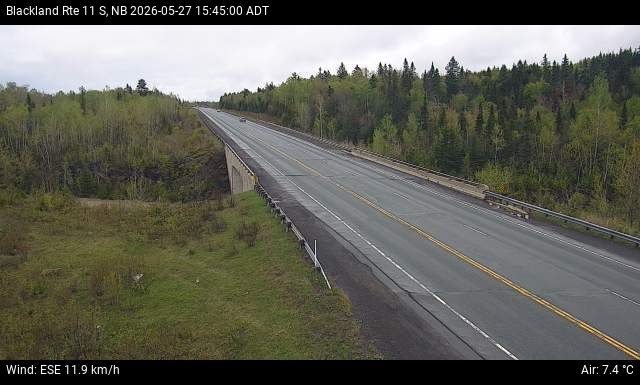 Web Cam image of Blackland (NB Highway 11)