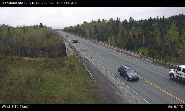 Web Cam image of Blackland (NB Highway 11)