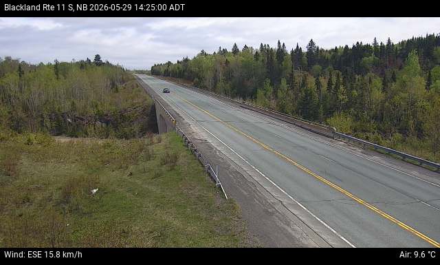 Web Cam image of Blackland (NB Highway 11)