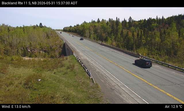 Web Cam image of Blackland (NB Highway 11)
