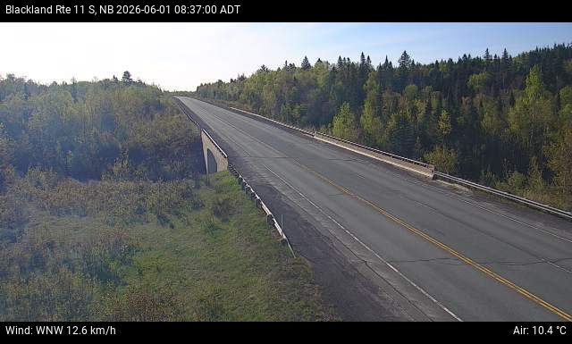 Web Cam image of Blackland (NB Highway 11)