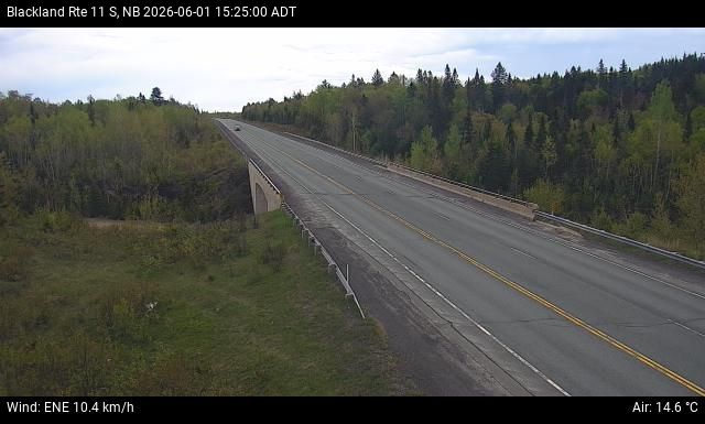 Web Cam image of Blackland (NB Highway 11)