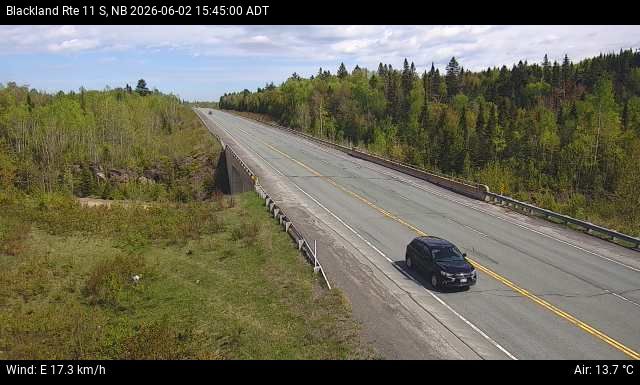 Web Cam image of Blackland (NB Highway 11)