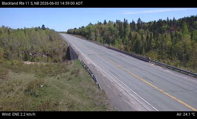 Web Cam image of Blackland (NB Highway 11)