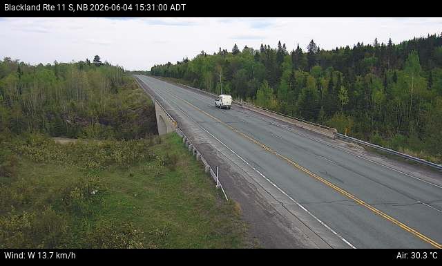 Web Cam image of Blackland (NB Highway 11)