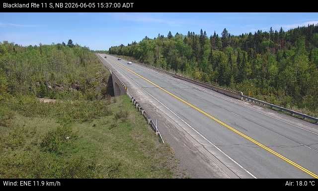 Web Cam image of Blackland (NB Highway 11)