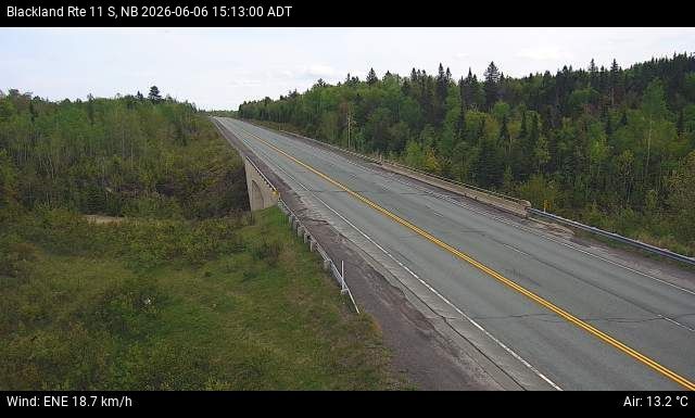 Web Cam image of Blackland (NB Highway 11)