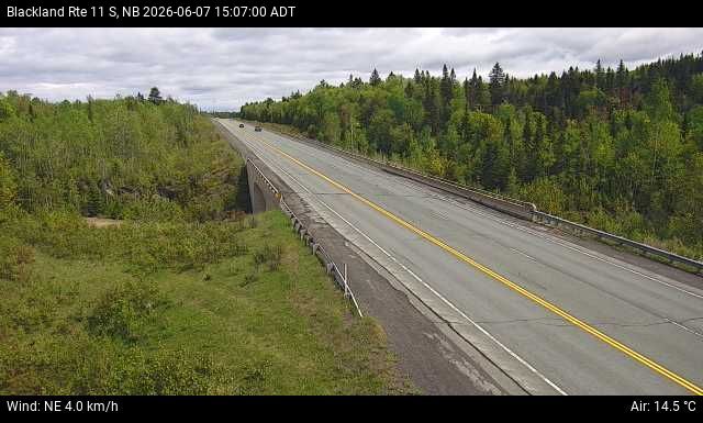 Web Cam image of Blackland (NB Highway 11)