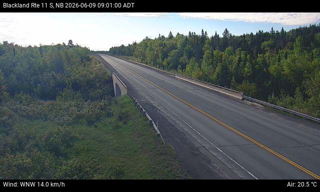 Web Cam image of Blackland (NB Highway 11)