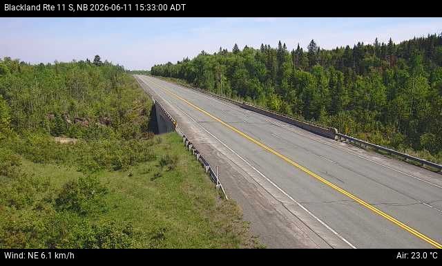 Web Cam image of Blackland (NB Highway 11)