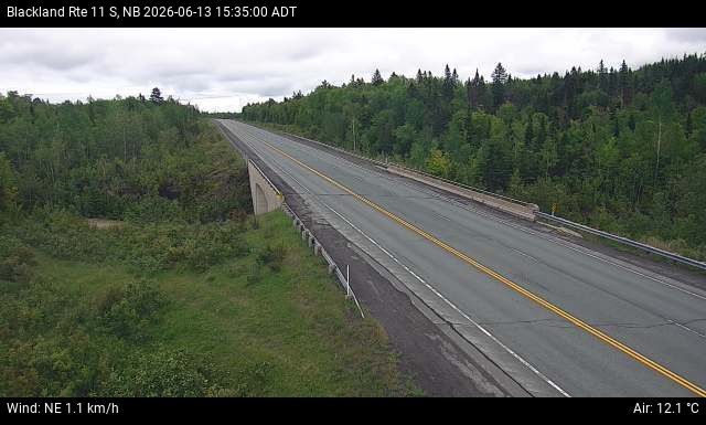 Web Cam image of Blackland (NB Highway 11)
