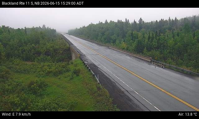 Web Cam image of Blackland (NB Highway 11)