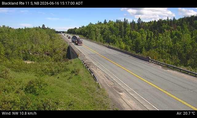 Web Cam image of Blackland (NB Highway 11)