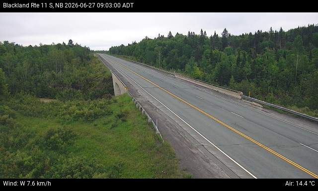 Web Cam image of Blackland (NB Highway 11)