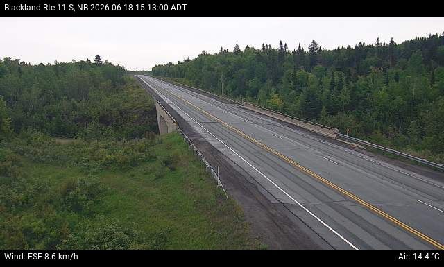 Web Cam image of Blackland (NB Highway 11)