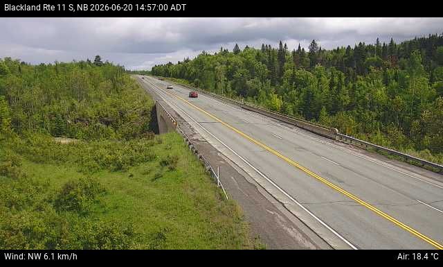 Web Cam image of Blackland (NB Highway 11)