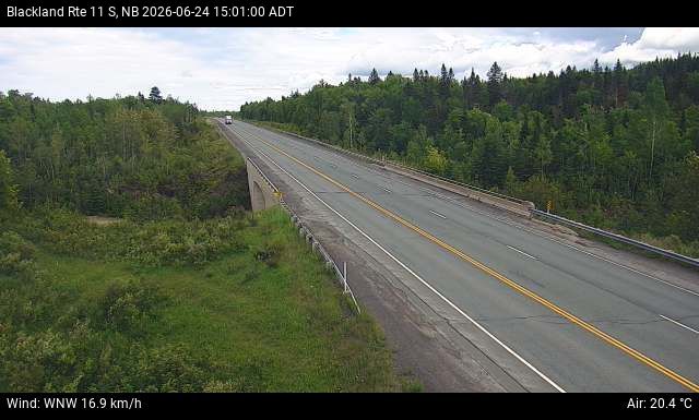 Web Cam image of Blackland (NB Highway 11)
