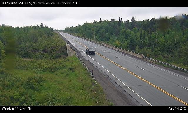 Web Cam image of Blackland (NB Highway 11)