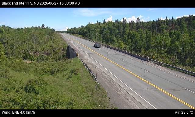 Web Cam image of Blackland (NB Highway 11)