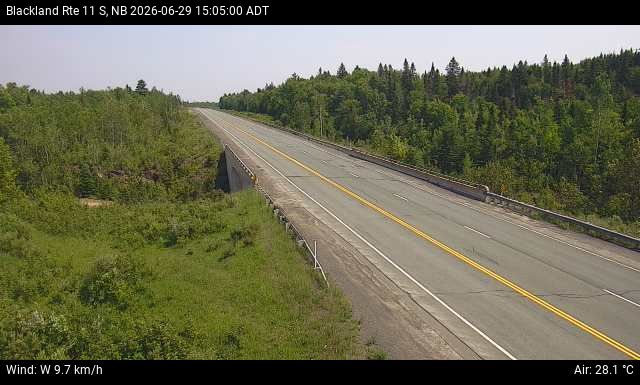 Web Cam image of Blackland (NB Highway 11)