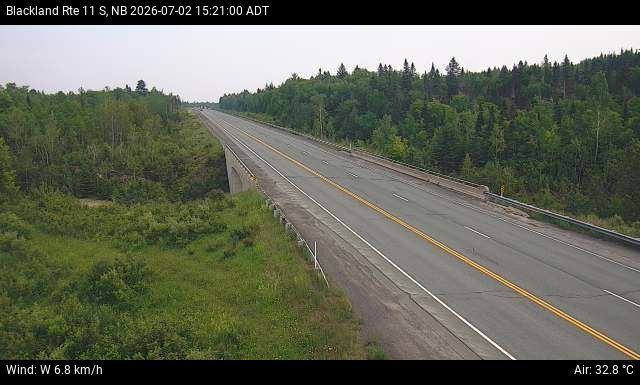 Web Cam image of Blackland (NB Highway 11)
