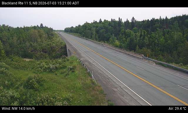 Web Cam image of Blackland (NB Highway 11)