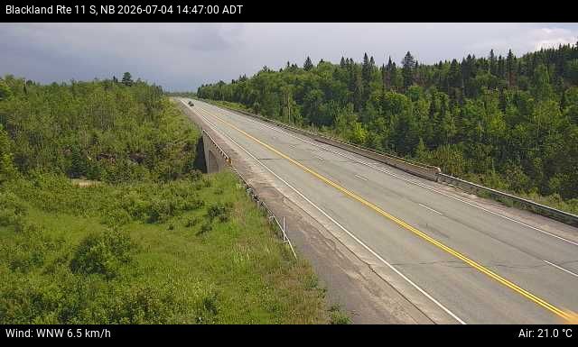Web Cam image of Blackland (NB Highway 11)