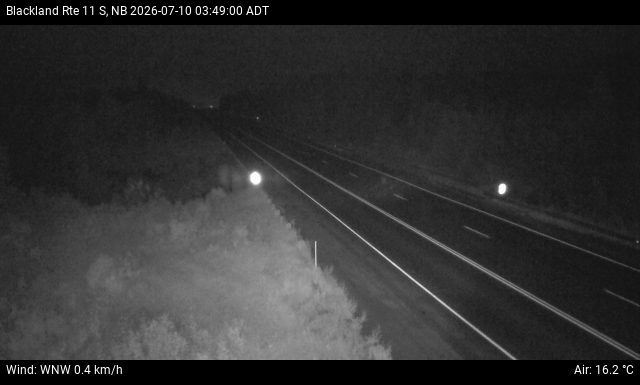 Web Cam image of Blackland (NB Highway 11)
