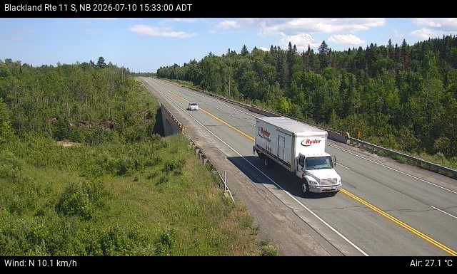 Web Cam image of Blackland (NB Highway 11)
