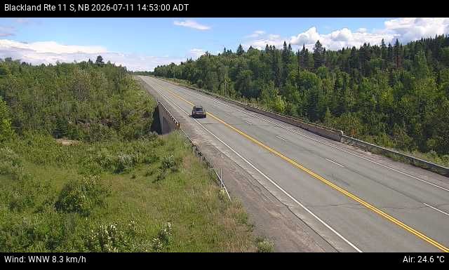 Web Cam image of Blackland (NB Highway 11)