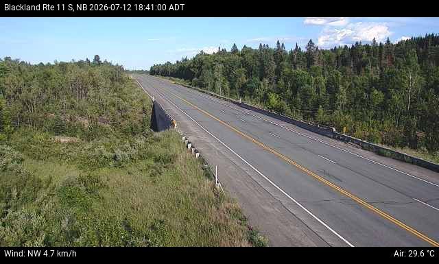 Web Cam image of Blackland (NB Highway 11)