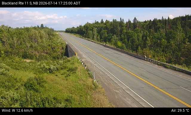 Web Cam image of Blackland (NB Highway 11)