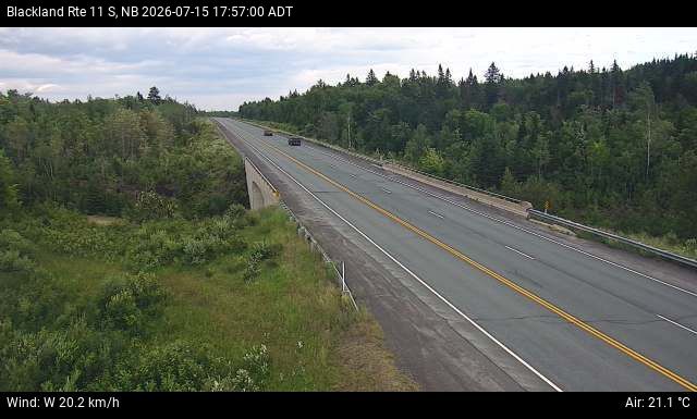 Web Cam image of Blackland (NB Highway 11)