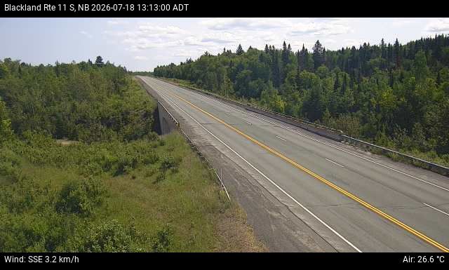 Web Cam image of Blackland (NB Highway 11)