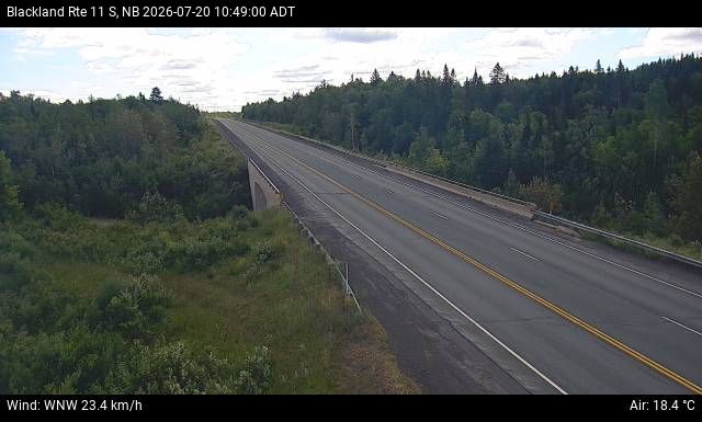 Web Cam image of Blackland (NB Highway 11)