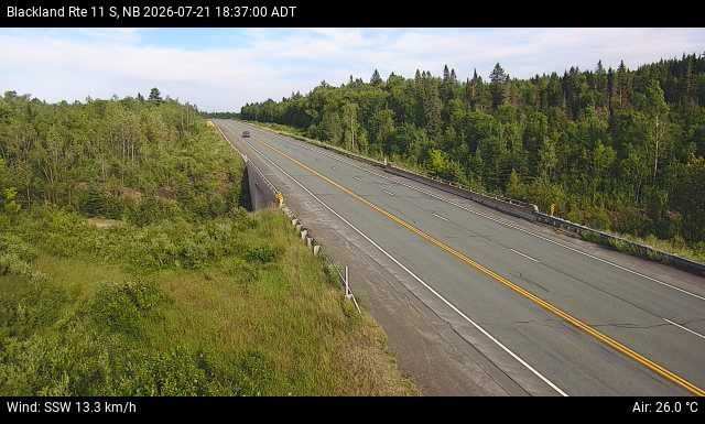 Web Cam image of Blackland (NB Highway 11)