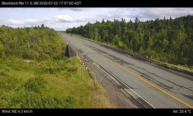 Web Cam image of Blackland (NB Highway 11)