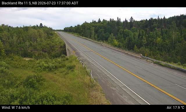 Web Cam image of Blackland (NB Highway 11)