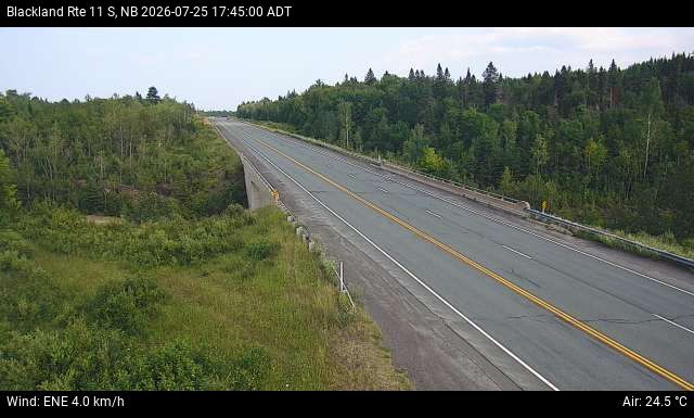 Web Cam image of Blackland (NB Highway 11)