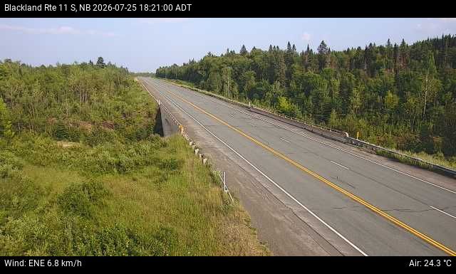 Web Cam image of Blackland (NB Highway 11)